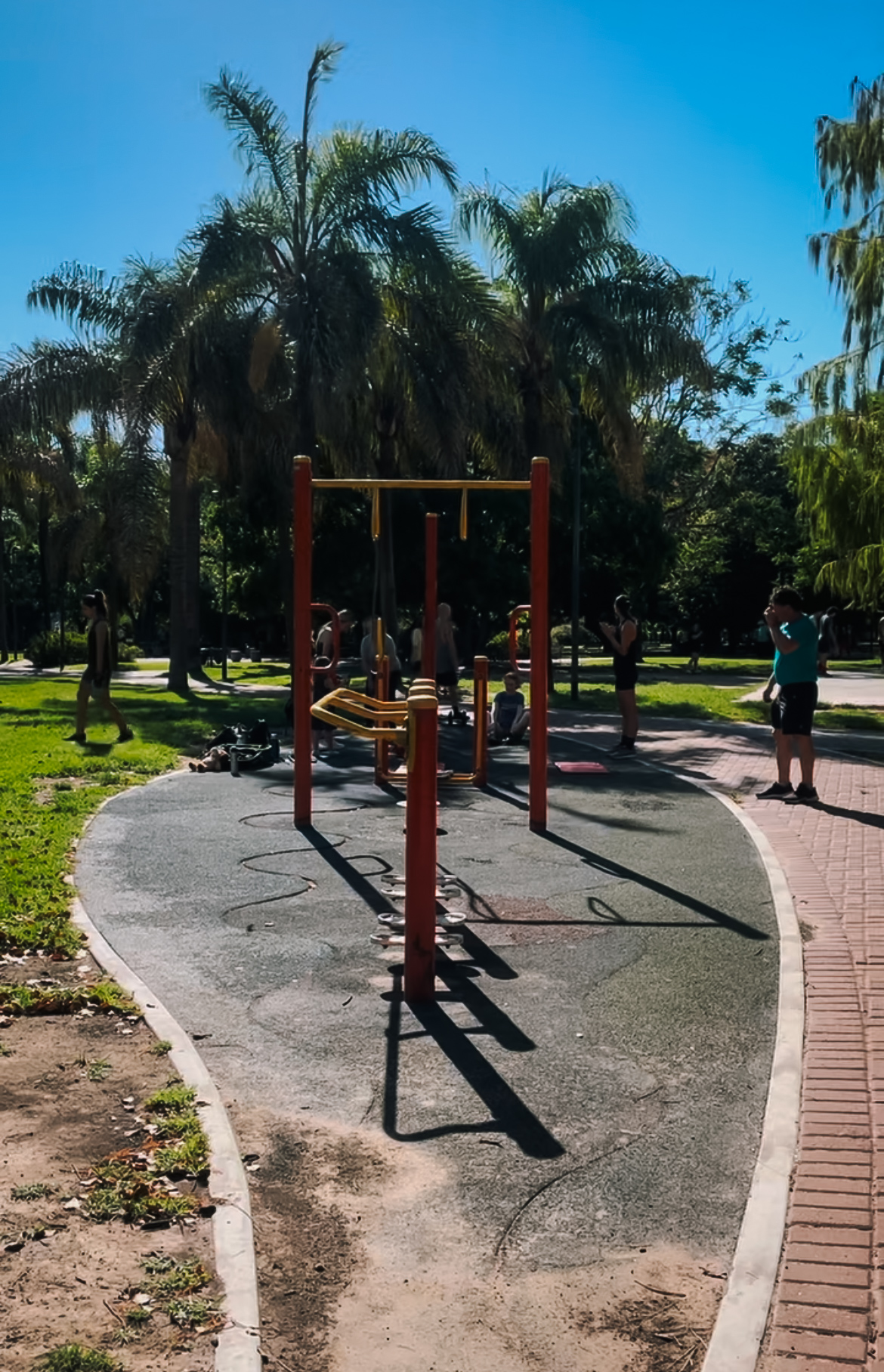 Calisthenic park in Buenos Aires