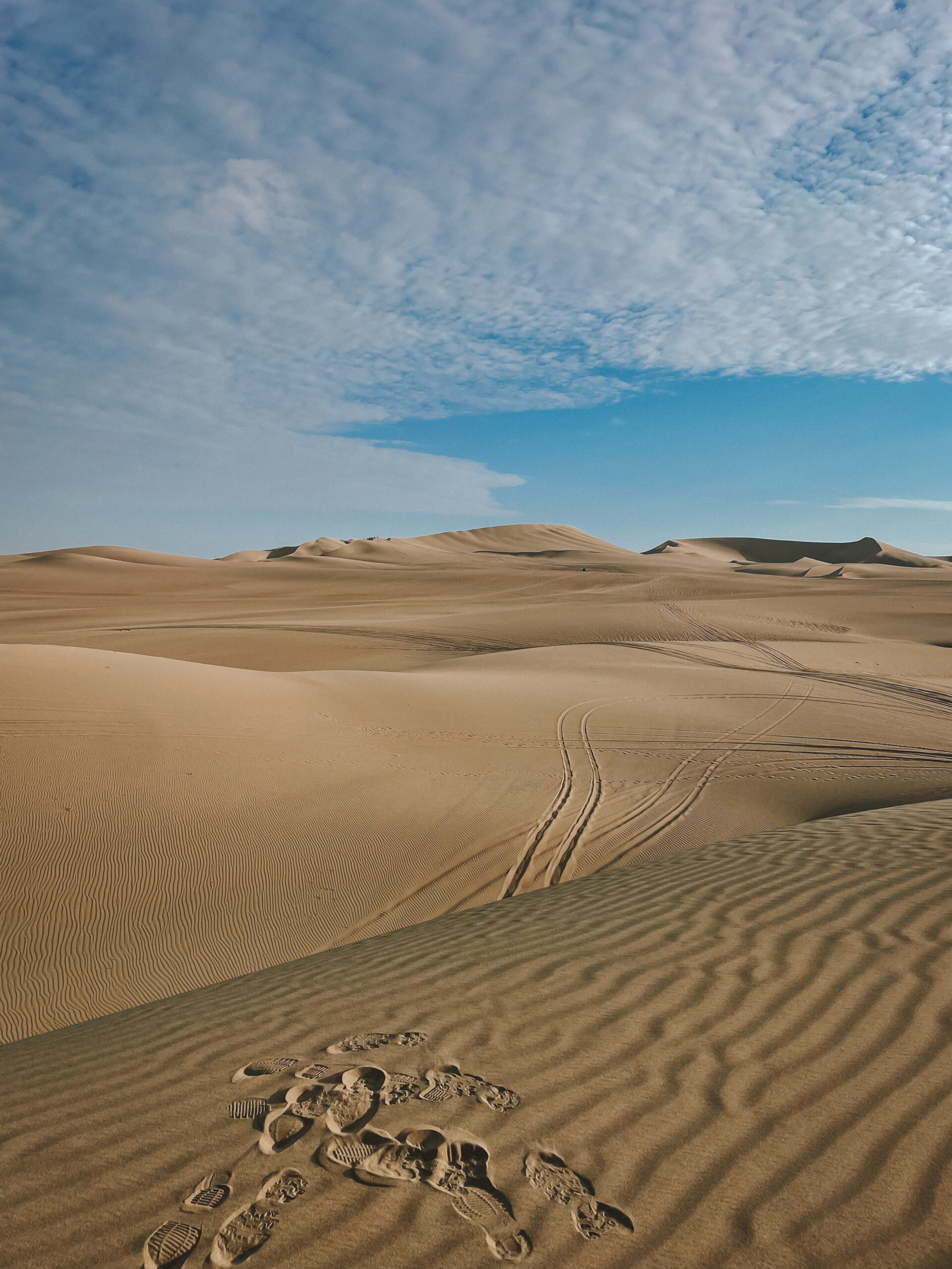 Sand dunes during Huacachina buggy tour