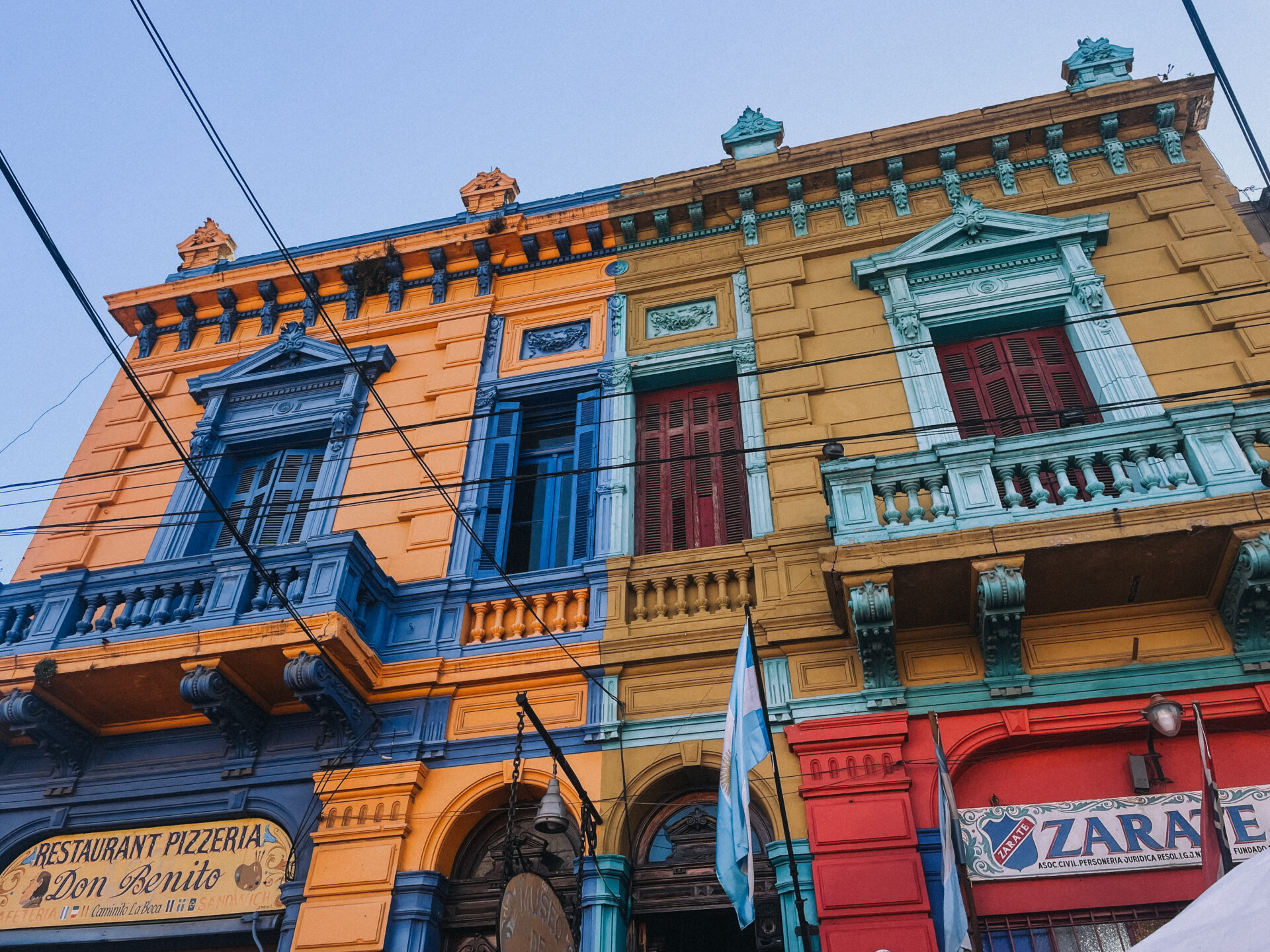 colorful building in La Boca Buenos Aires